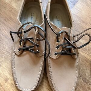 L.L. Bean Men's Light Brown Boat Shoes